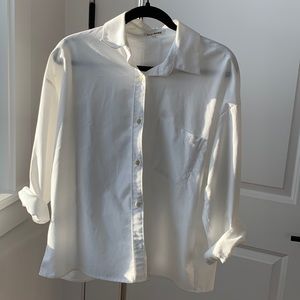 Djerf Avenue Breezy shirt (White)